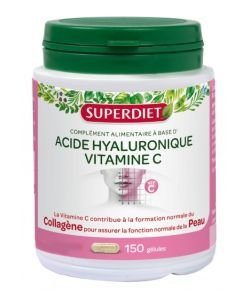 Hyaluronic Acid + Vitamin C, 150 capsules